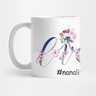 Love Dandelion Flower Nana Life Mug